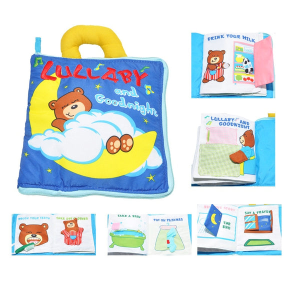 Baby Boy Girl Toys Baby Cloth Book 1 Years Cartoon Educational Learning Toys Baby Toddlers Oyuncak Brinquedos Para Bebe