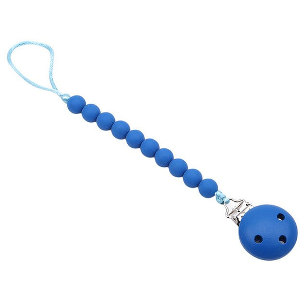 1 Pcs Silicone Baby Pacifier Clips Chian Infant Baby Soother Teether Toddler Kids Chew Toys Baby Rattles Gifts Toy